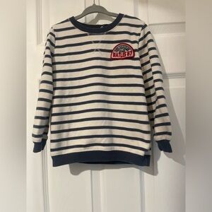 🎸 The Beatles Blue & White Striped Sweatshirt – 3T